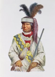 Halpatter-Micco o Billy Bowlegs, un capo Seminole, c.1825, illustrazione da 